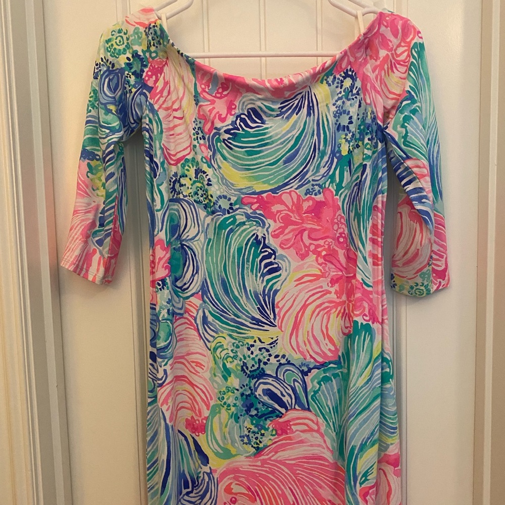 Lilly Pulitzer off the shoulders short dress